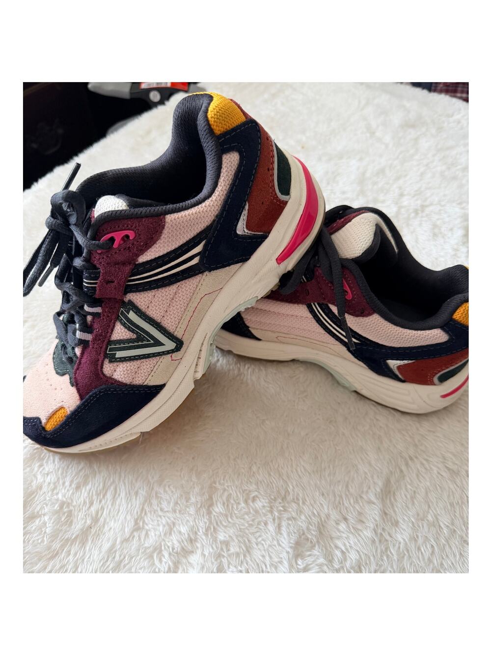 Vionic Walk 2.0 Sneaker Womens 5 Wide Pink Multi Comfort Athletic Shoe
